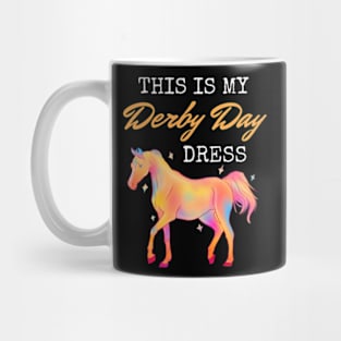 This Is My Derby Day dress Colorful Horse Racing Mug